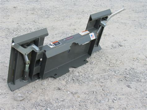 mini skid steer adapter|mini skid loader attachment plate.